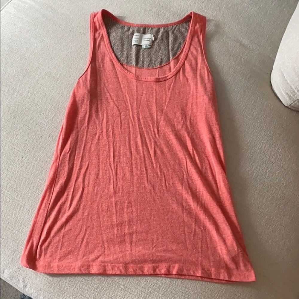 Anthropologie | Saturday Sunday Coral Tank Size S